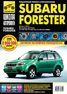 Книга Subaru Forester с 2008 г.в.
